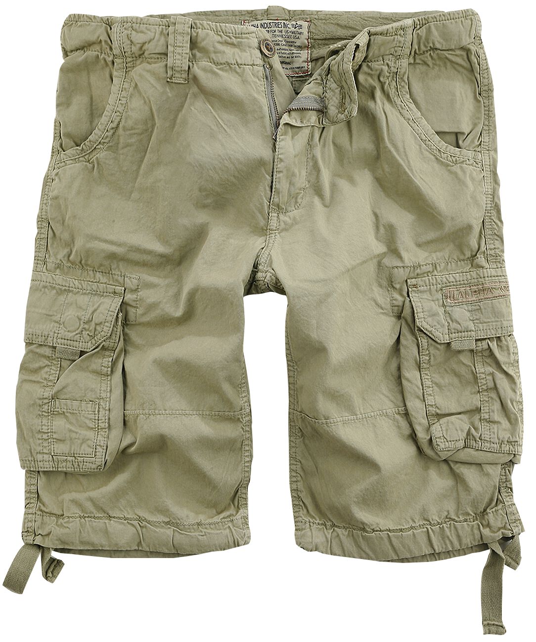 Short  de Alpha Industries - Short Jet - 30 à 38 - pour Homme - olive - alpha industries
