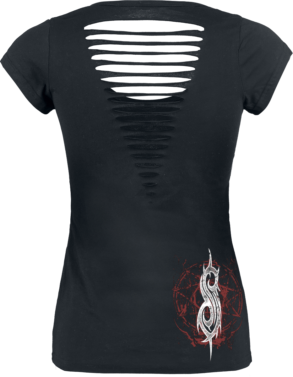 T-Shirt Manches courtes  de Slipknot - Iowa Star - S à XL - pour Femme - noir - Slipknot - View 2