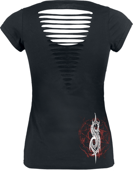 T-Shirt Manches courtes  de Slipknot - Iowa Star - S à XL - pour Femme - noir - Slipknot - View 2