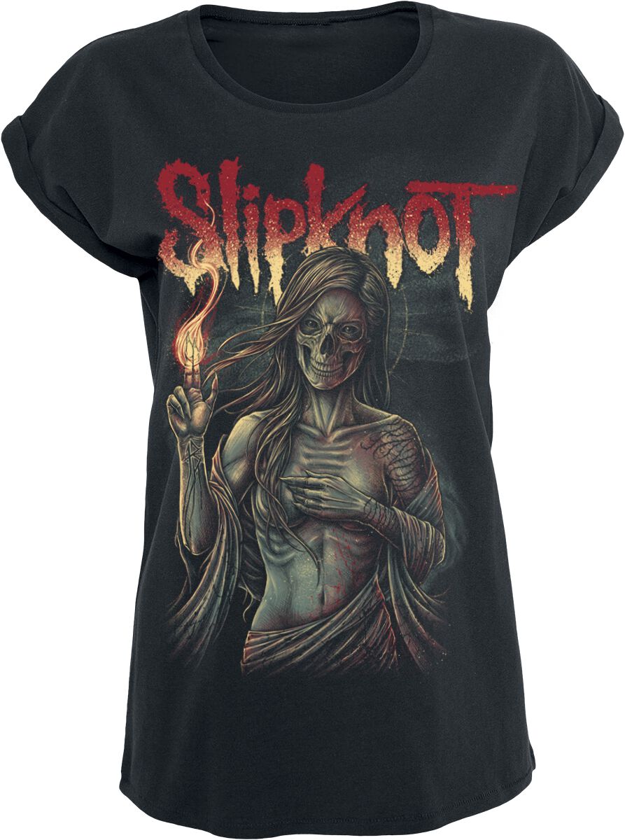 T-Shirt Manches courtes  de Slipknot - Burn Me Away - S à 5XL - pour Femme - noir - Slipknot