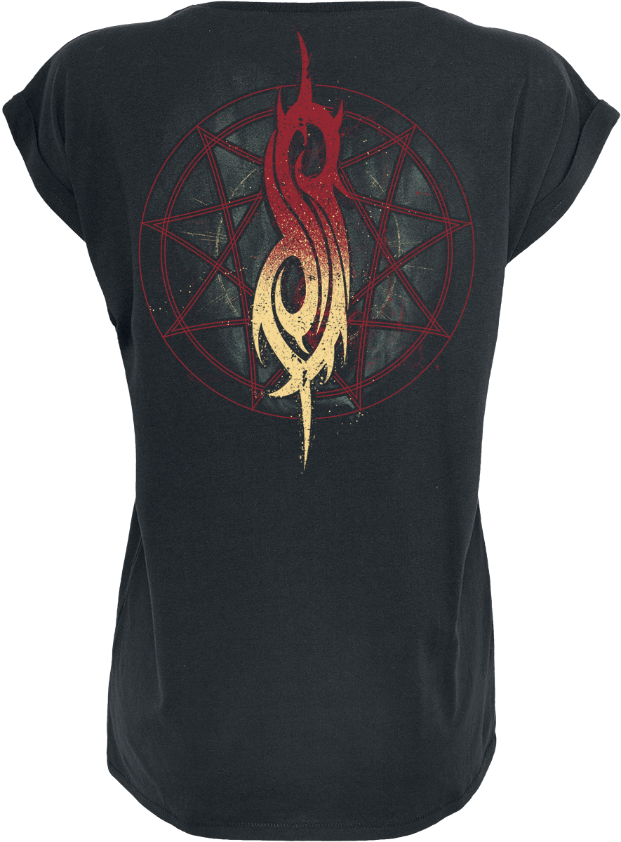 T-Shirt Manches courtes  de Slipknot - Burn Me Away - S à 5XL - pour Femme - noir - Slipknot - View 2