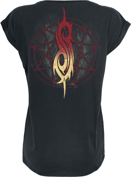 T-Shirt Manches courtes  de Slipknot - Burn Me Away - S à 5XL - pour Femme - noir - Slipknot - View 2
