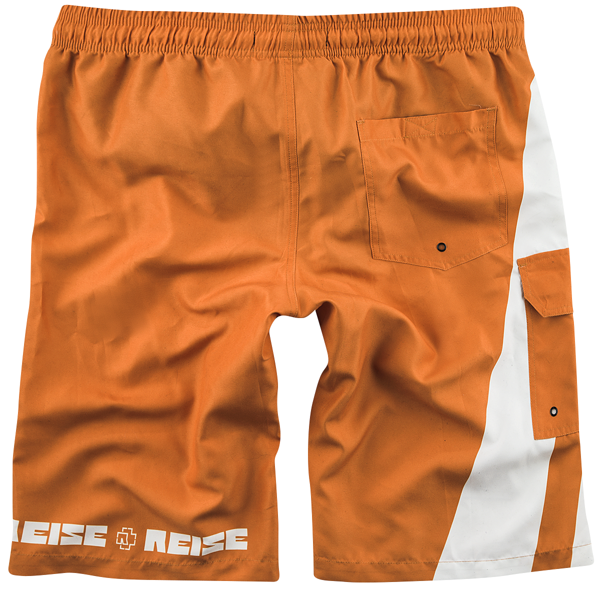 Short de bain  de Rammstein - Reise, Reise - M à 3XL - pour Homme - orange/blanc - Rammstein - View 2