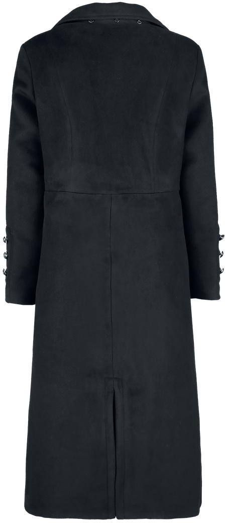 Manteau d'hiver Gothic de H&R London - Manteau Militaire Classique - S à 5XL - pour Homme - noir - H&R London - View 2