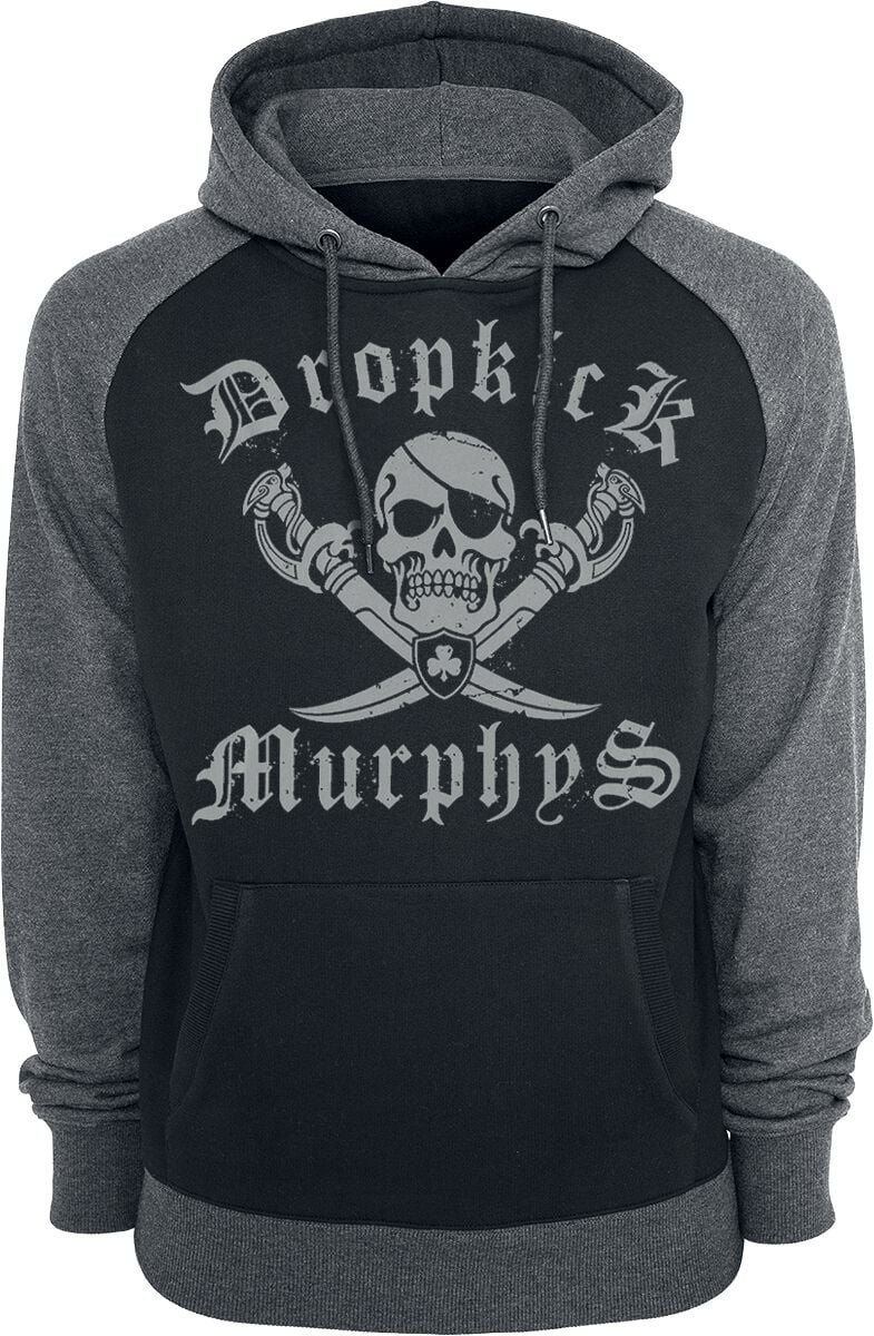 Sweat-shirt à capuche  de Dropkick Murphys - Shipping Up To Boston - S à XXL - pour Homme - noir/gris - Dropkick Murphys