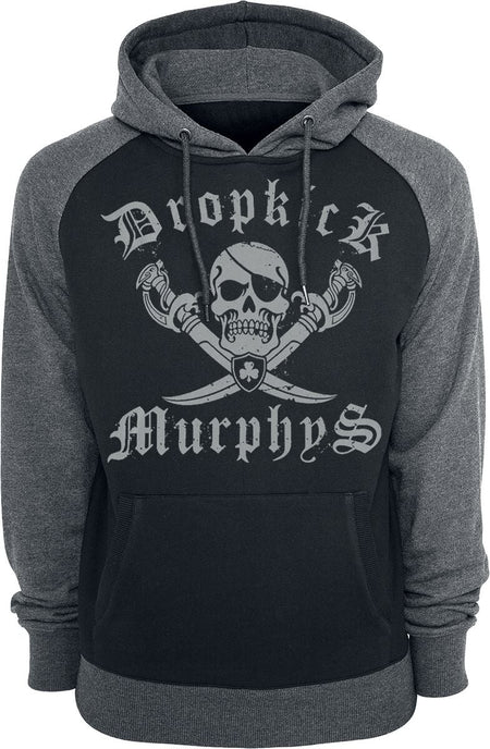 Sweat-shirt à capuche  de Dropkick Murphys - Shipping Up To Boston - S à XXL - pour Homme - noir/gris - Dropkick Murphys