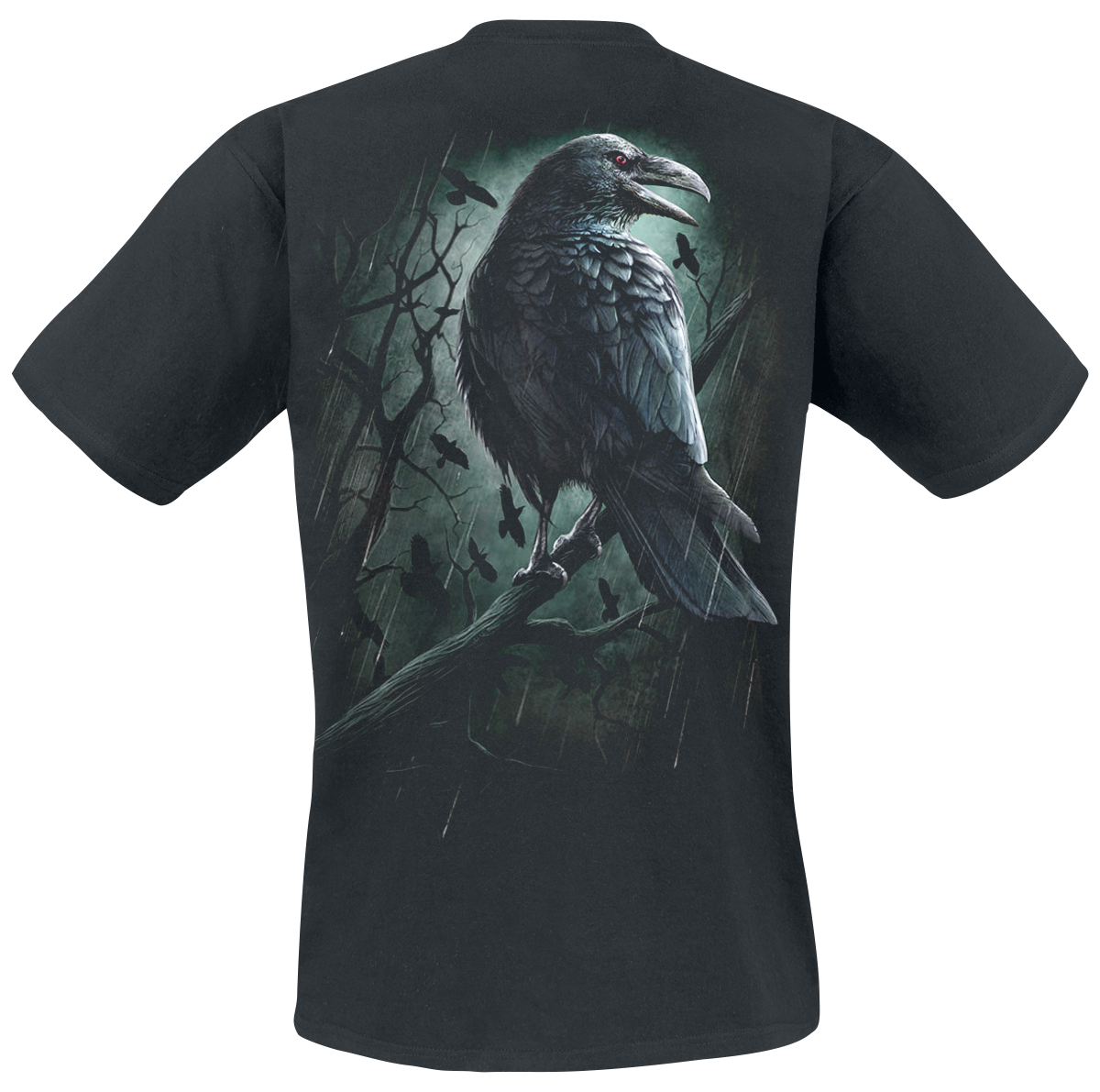 T-Shirt Manches courtes Gothic de Spiral - Shadow Raven - S à XXL - pour Homme - noir - Spiral - View 2