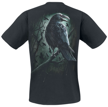 T-Shirt Manches courtes Gothic de Spiral - Shadow Raven - S à XXL - pour Homme - noir - Spiral - View 2