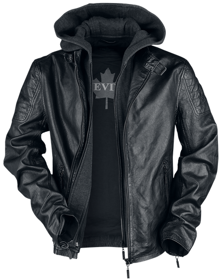 Veste en cuir  de Chevirex - Taro LEGV - S à 3XL - pour Homme - noir - Chevirex - View 2