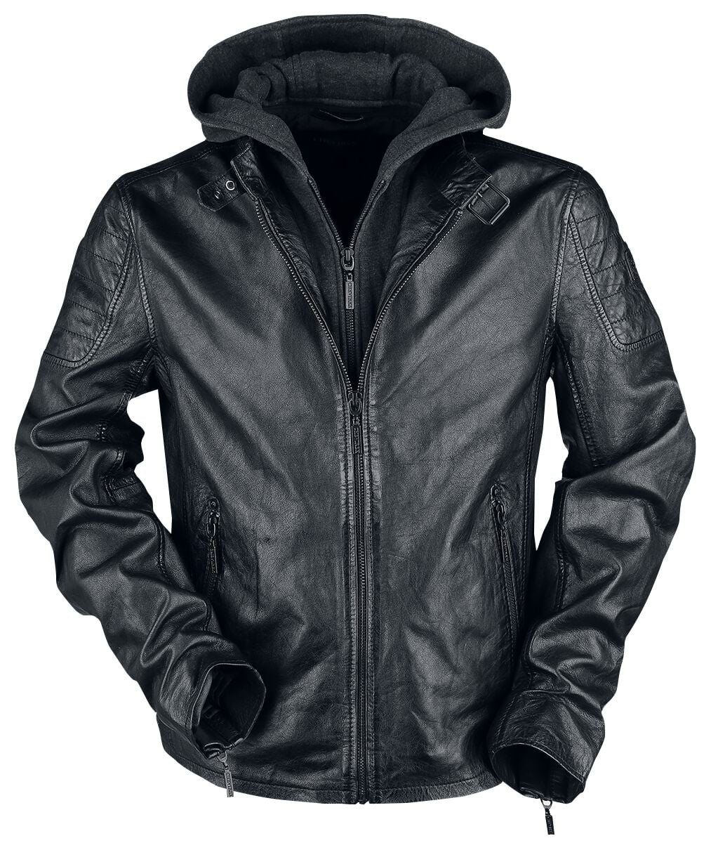 Veste en cuir  de Chevirex - Taro LEGV - S à 3XL - pour Homme - noir - Chevirex