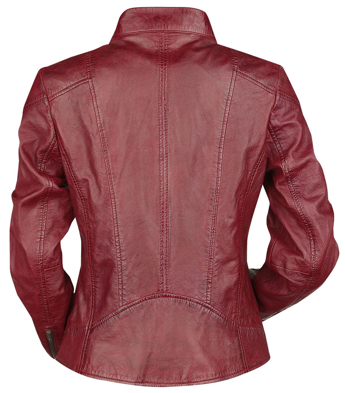 Veste en cuir  de Mauritius - Kina LEGV - XS à XXL - pour Femme - rouge - Mauritius - View 2