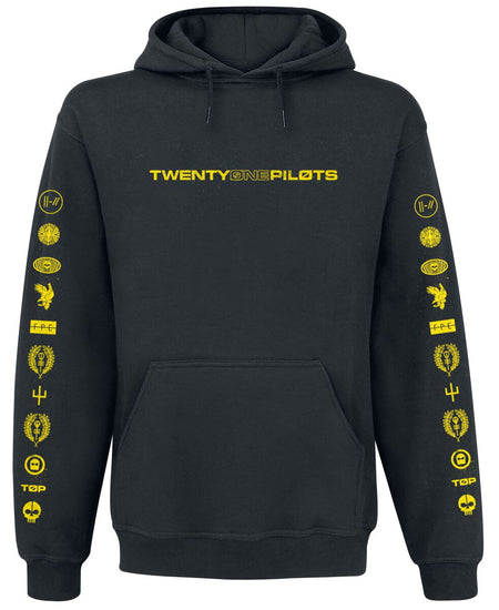 Sweat-shirt à capuche  de twenty one pilots - Logo Heavy - S à XXL - pour Homme - noir - twenty one pilots
