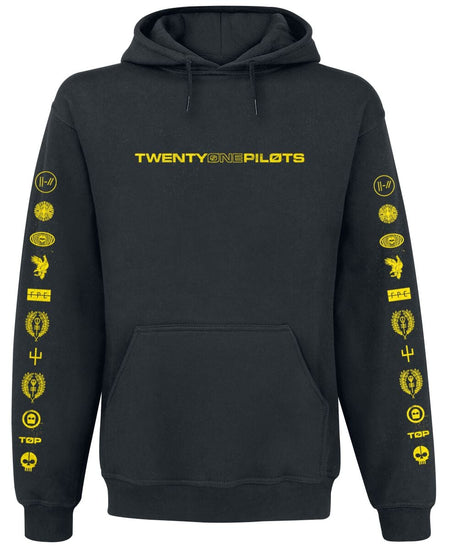 Sweat-shirt à capuche  de twenty one pilots - Logo Heavy - S à XXL - pour Homme - noir - twenty one pilots