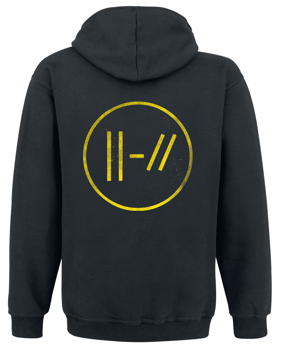 Sweat-shirt à capuche  de twenty one pilots - Logo Heavy - S à XXL - pour Homme - noir - twenty one pilots - View 2
