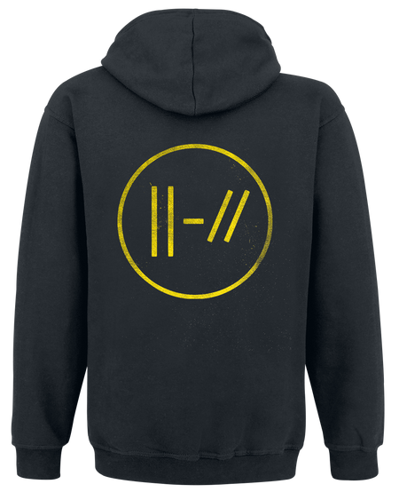 Sweat-shirt à capuche  de twenty one pilots - Logo Heavy - S à XXL - pour Homme - noir - twenty one pilots - View 2