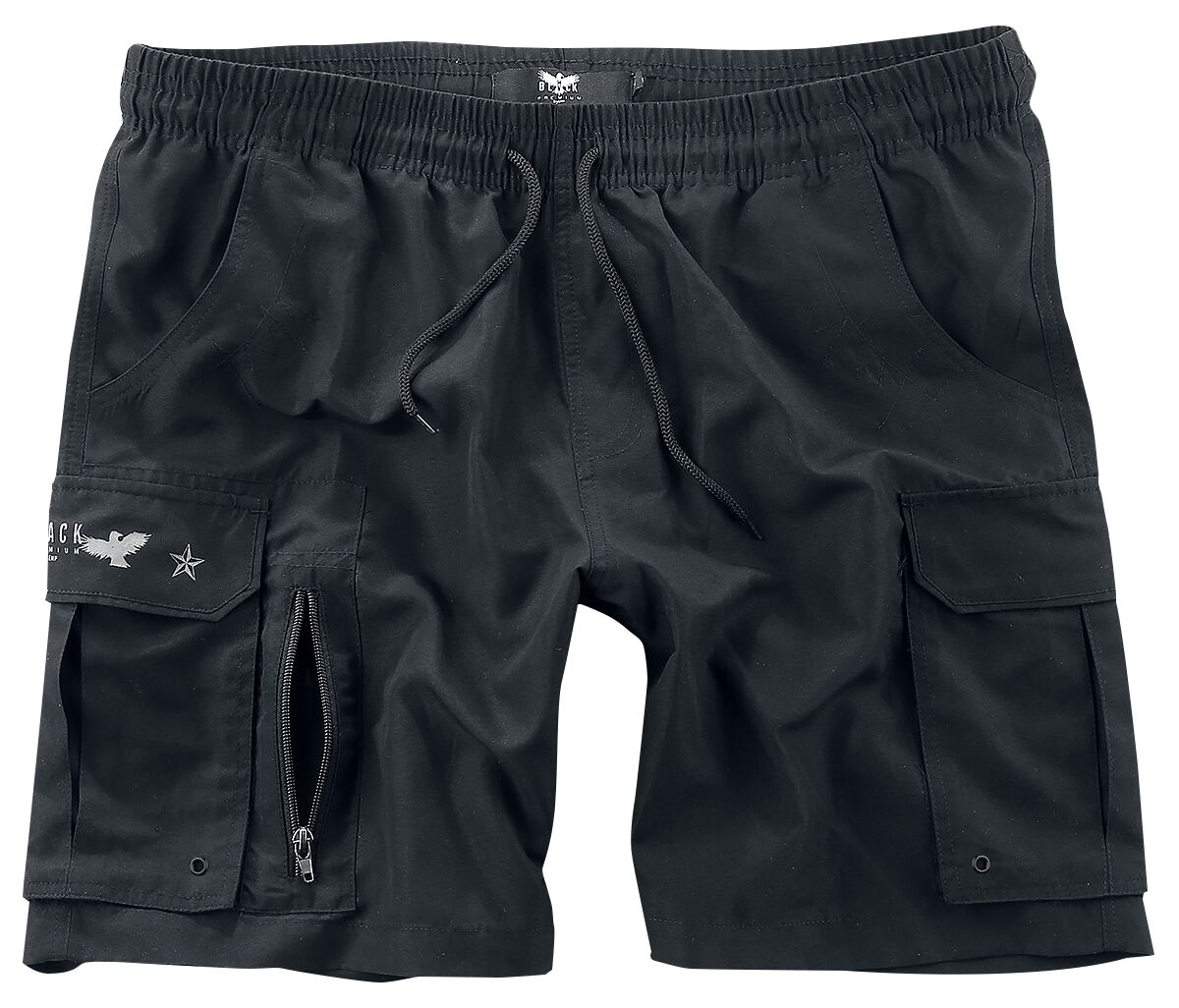 Short de bain  de Black Premium by EMP - Swimming Time - S à 5XL - pour Homme - noir - Black Premium by EMP
