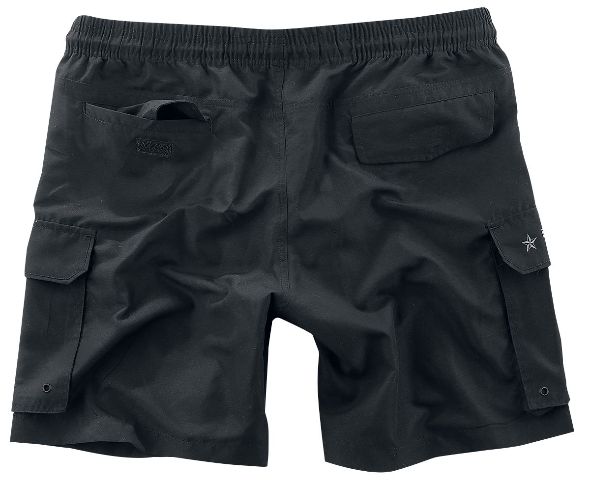 Short de bain  de Black Premium by EMP - Swimming Time - S à 5XL - pour Homme - noir - Black Premium by EMP - View 2