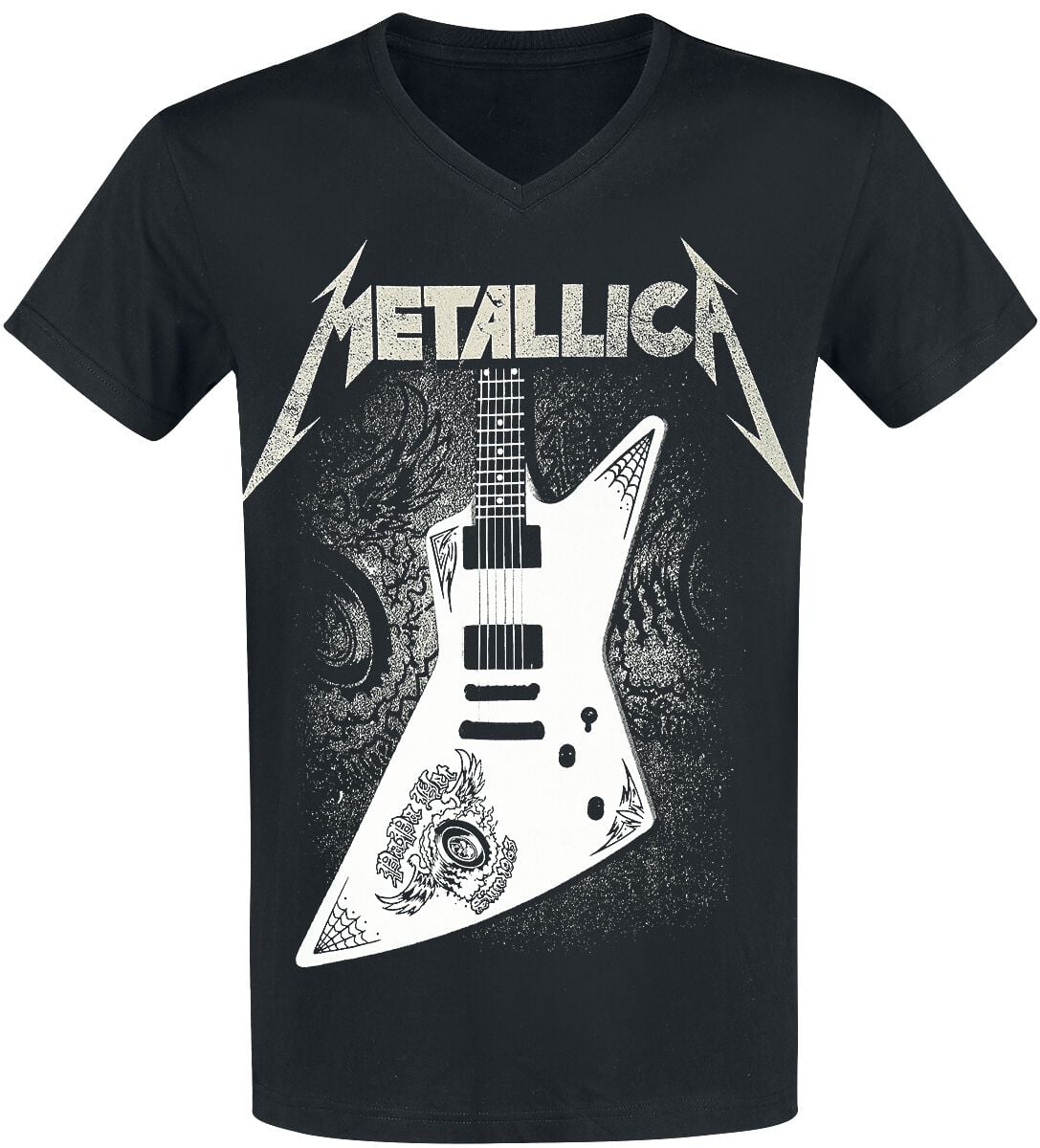 T-Shirt Manches courtes  de Metallica - Papa Het Guitar - S à XXL - pour Homme - noir - metallica
