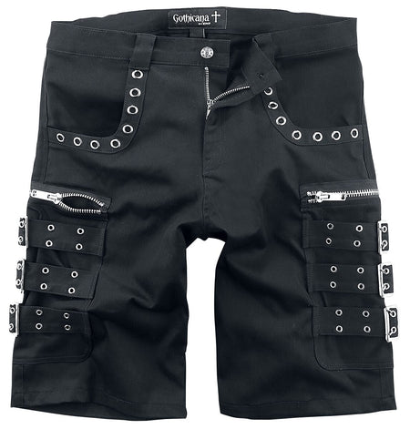 Short Gothic de Gothicana by EMP - Army Of The Night - S à XXL - pour Homme - noir - Gothicana by EMP