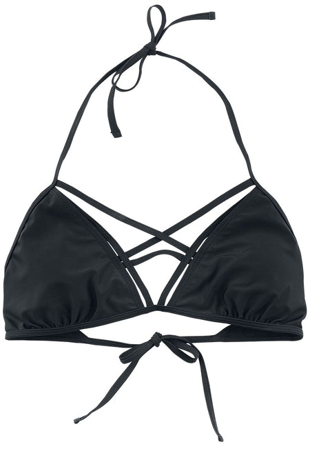 Haut de bikini Gothic de Gothicana by EMP - Mix And Match - S à XXL - pour Femme - noir - Gothicana by EMP