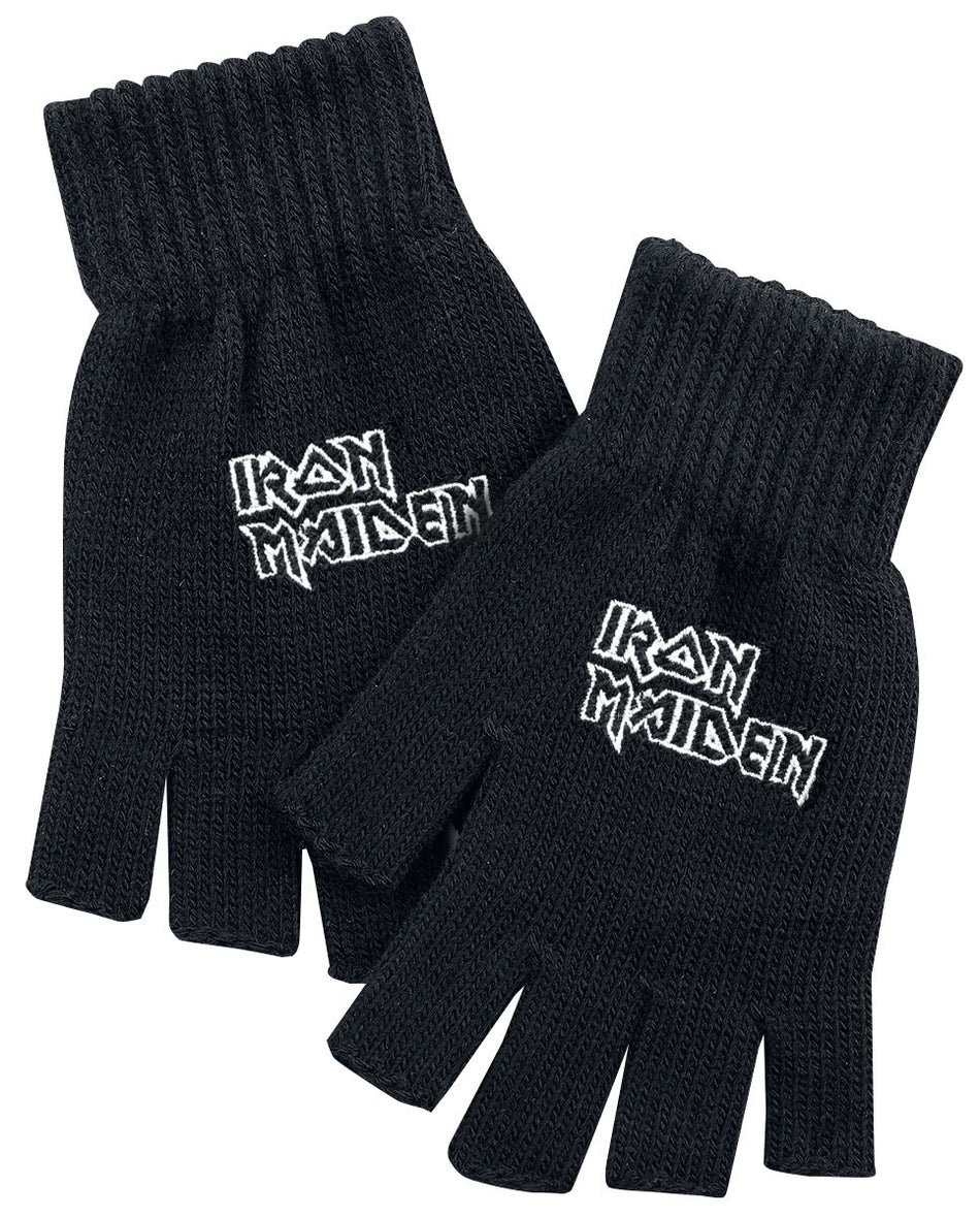 Mitaines  de Iron Maiden - Logo - pour Unisexe - noir - Iron Maiden