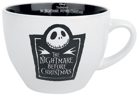 Mug Disney de L'Étrange Noël De Monsieur Jack - Tasse pour Cappucino - pour Unisexe - noir/blanc - L'Étrange Noël De Monsieur Jack