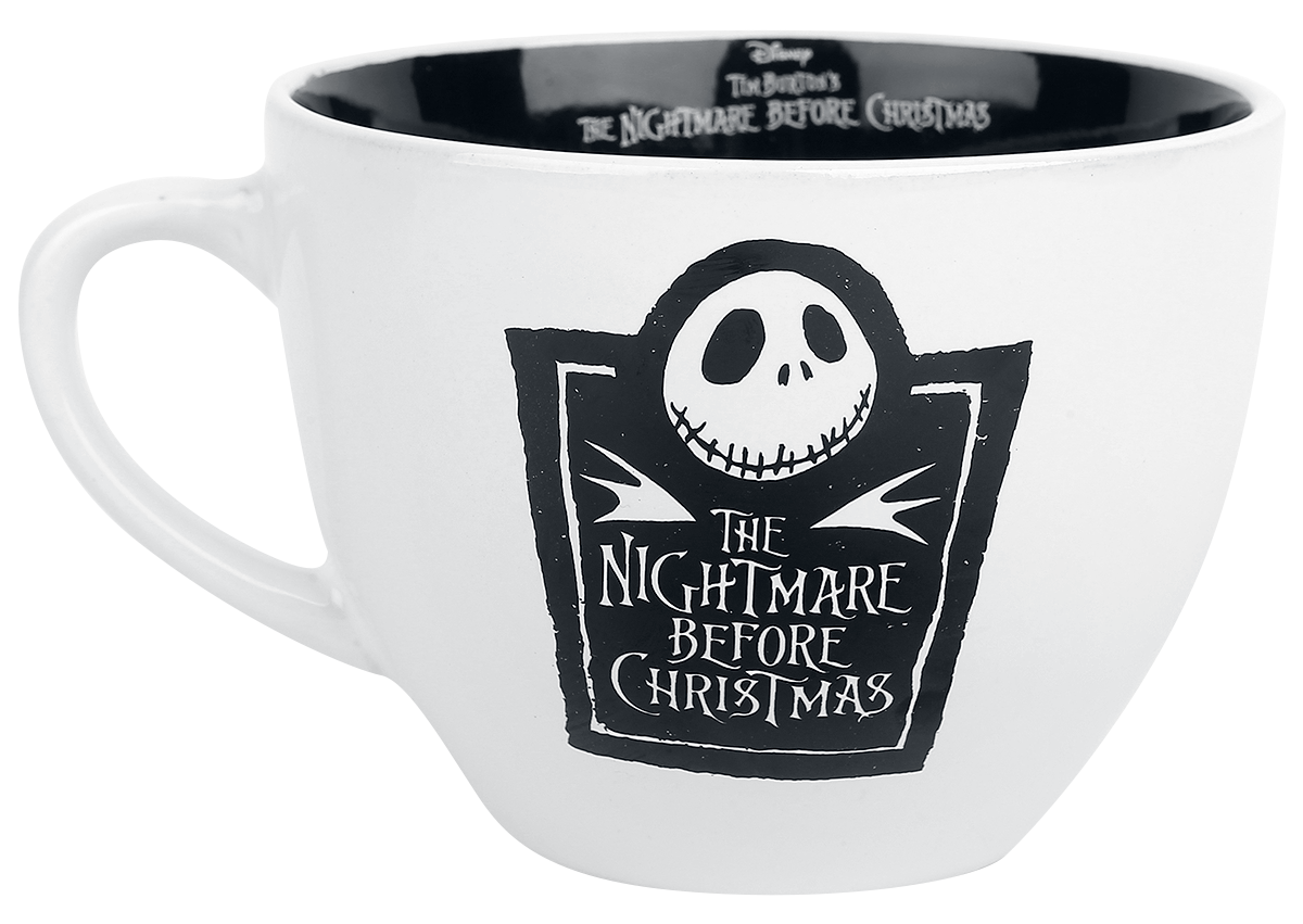 Mug Disney de L'Étrange Noël De Monsieur Jack - Tasse pour Cappucino - pour Unisexe - noir/blanc - L'Étrange Noël De Monsieur Jack - View 2