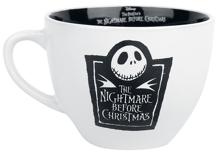 Mug Disney de L'Étrange Noël De Monsieur Jack - Tasse pour Cappucino - pour Unisexe - noir/blanc - L'Étrange Noël De Monsieur Jack - View 2