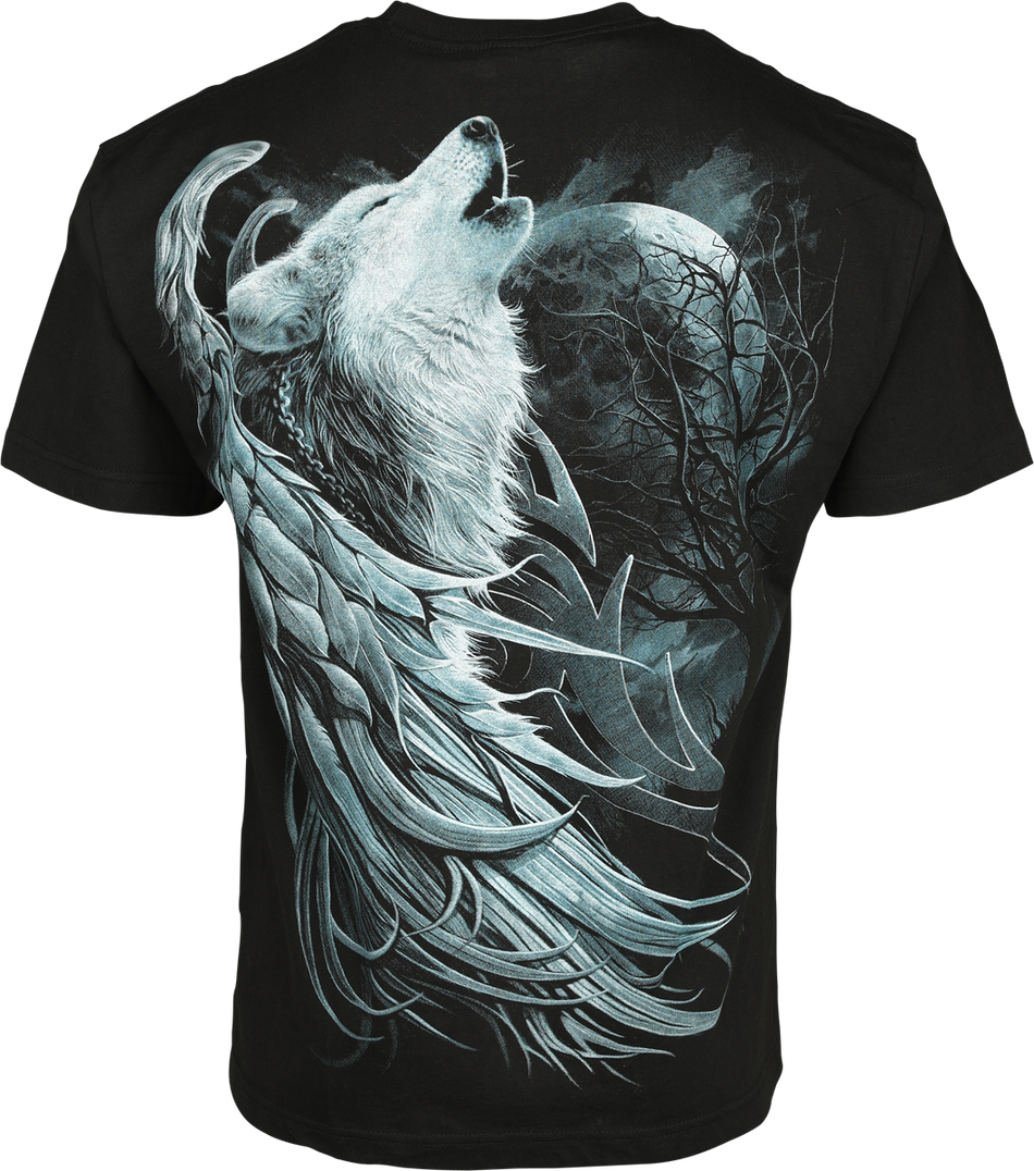 T-Shirt Manches courtes Gothic de Spiral - Wolf Spirit - M à XL - pour Homme - noir - Spiral - View 2