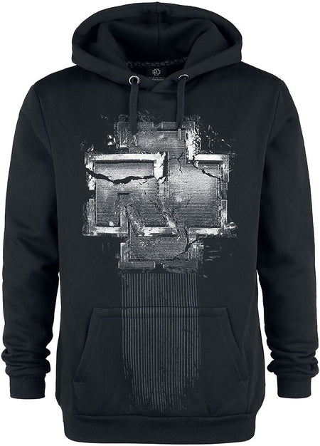 Sweat-shirt à capuche  de Rammstein - Broken Logo - S à XXL - pour Homme - noir - Rammstein