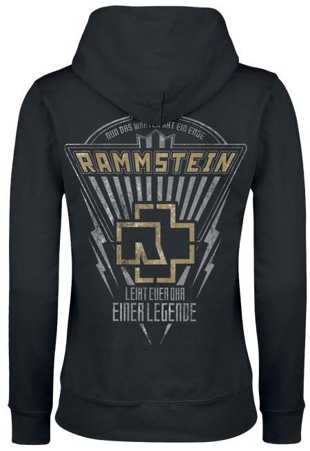 Sweat-shirt à capuche  de Rammstein - Legende - S à XXL - pour Femme - noir - Rammstein - View 2