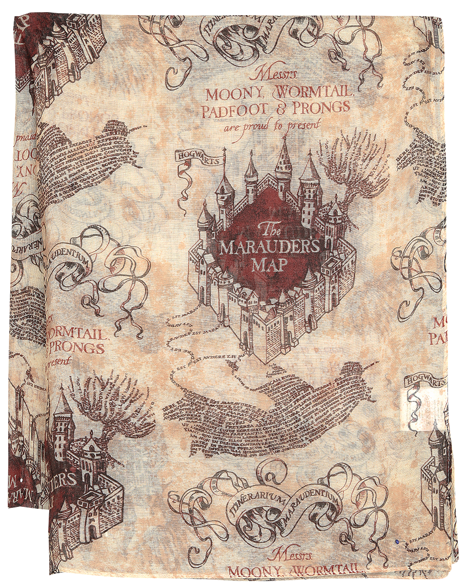 Foulard  de Harry Potter - La Carte Du Maraudeur - pour Femme - multicolore - Harry Potter - View 2