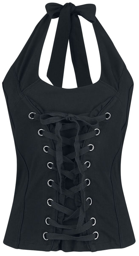 Top  de Black Premium by EMP - Dita - S à XXL - pour Femme - noir - Black Premium by EMP