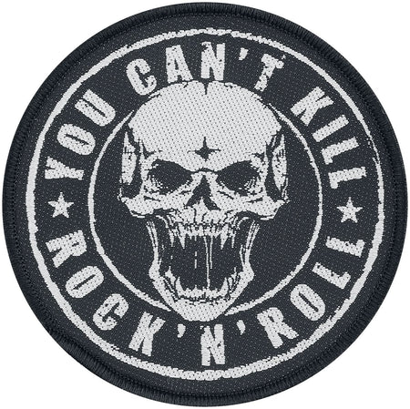 Patch  de Generic - You Can't Kill Rock N Roll - pour Unisexe - noir/blanc - Generic