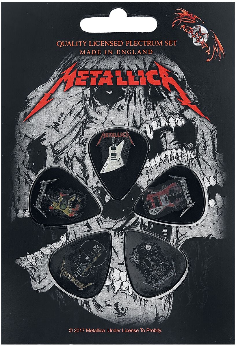 Lot de médiators  de Metallica - Guitars - pour Unisexe - multicolore - metallica