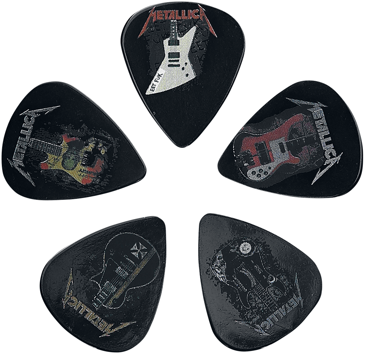 Lot de médiators  de Metallica - Guitars - pour Unisexe - multicolore - metallica - View 2