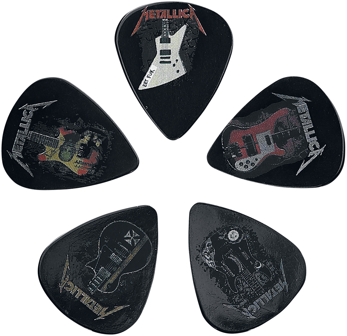 Lot de médiators  de Metallica - Guitars - pour Unisexe - multicolore - metallica - View 2