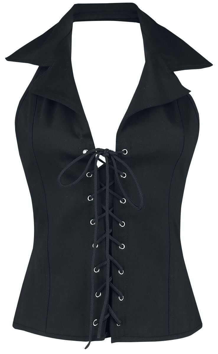 Top Rockabilly de Gothicana by EMP - Dita - S à XXL - pour Femme - noir - Gothicana by EMP