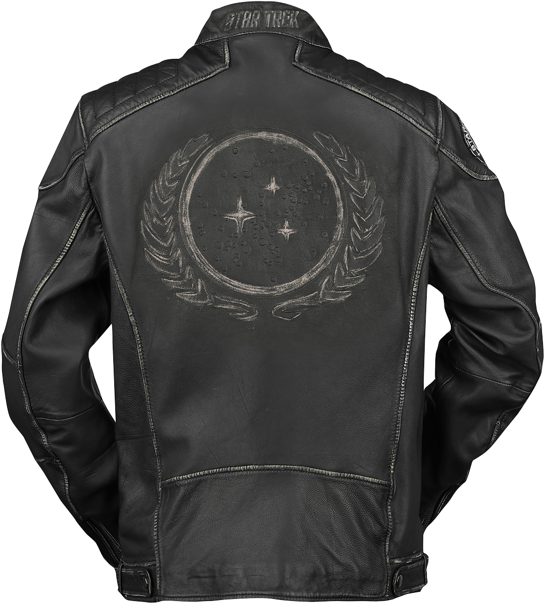 Veste en cuir  de Star Trek - Starship - S à 3XL - pour Homme - noir - Star Trek - View 2