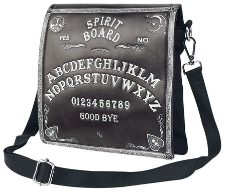 Sac à bandoulière Gothic de Nemesis Now - Ouija - pour Unisexe - noir/blanc - Nemesis Now