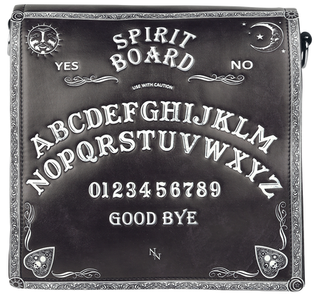 Sac à bandoulière Gothic de Nemesis Now - Ouija - pour Unisexe - noir/blanc - Nemesis Now - View 2