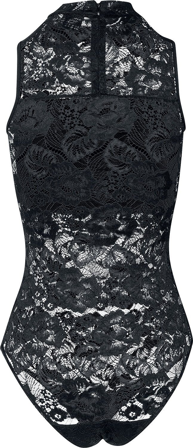 Body  de Urban Classics - Body Femme En Dentelle - XS à L - pour Femme - noir - Urban Classics - View 2