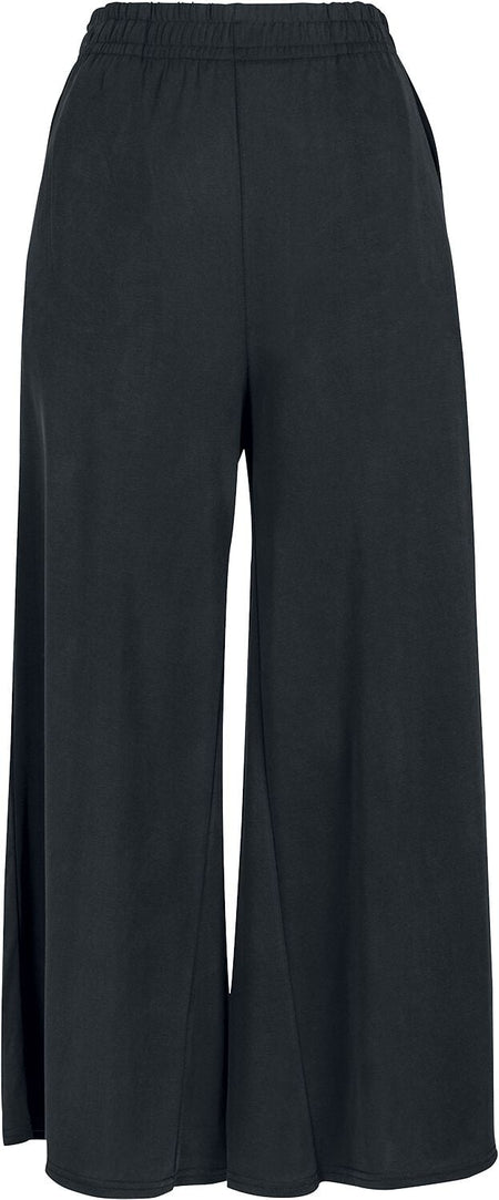 Pantalon en toile  de Urban Classics - Pantalon Femme Ample - XS à 5XL - pour Femme - noir - Urban Classics