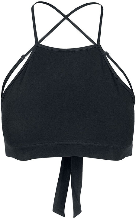 Top  de Urban Classics - Haut Triangle Femme - XS à XL - pour Femme - noir - Urban Classics