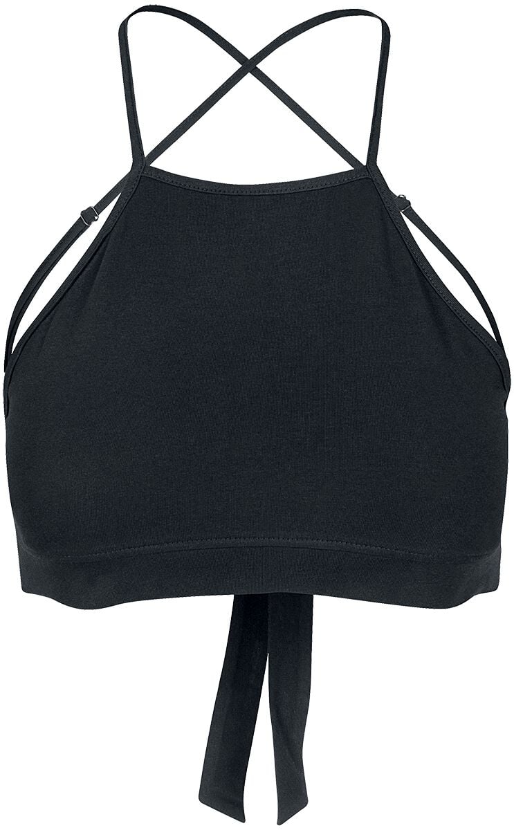 Top  de Urban Classics - Haut Triangle Femme - XS à XL - pour Femme - noir - Urban Classics