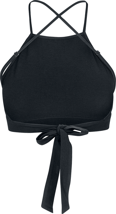 Top  de Urban Classics - Haut Triangle Femme - XS à XL - pour Femme - noir - Urban Classics - View 2