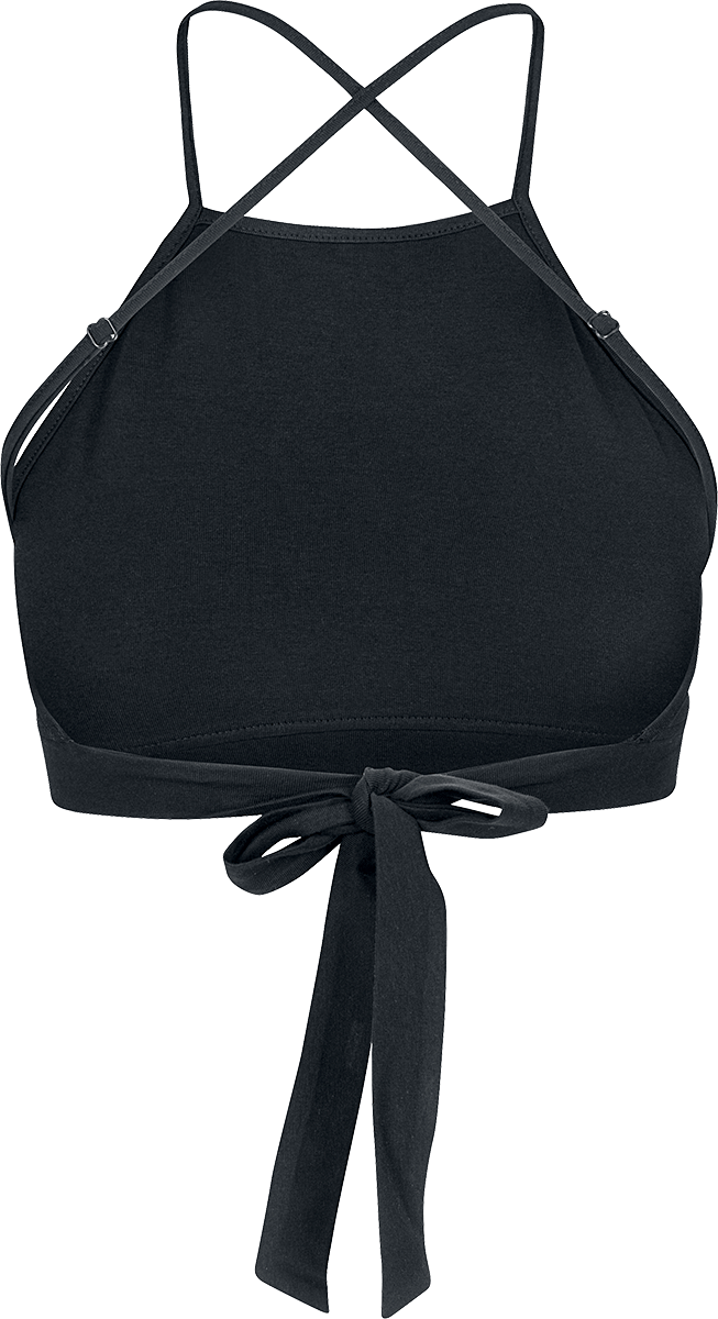 Top  de Urban Classics - Haut Triangle Femme - XS à XL - pour Femme - noir - Urban Classics - View 2