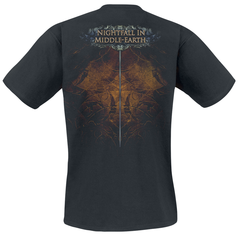 T-Shirt Manches courtes  de Blind Guardian - Nightfall In Middle Earth - M à XXL - pour Homme - noir - Blind Guardian - View 2
