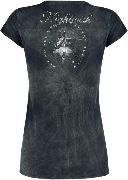 T-Shirt Manches courtes  de Nightwish - Woe To All - S à 4XL - pour Femme - noir - Nightwish - View 2