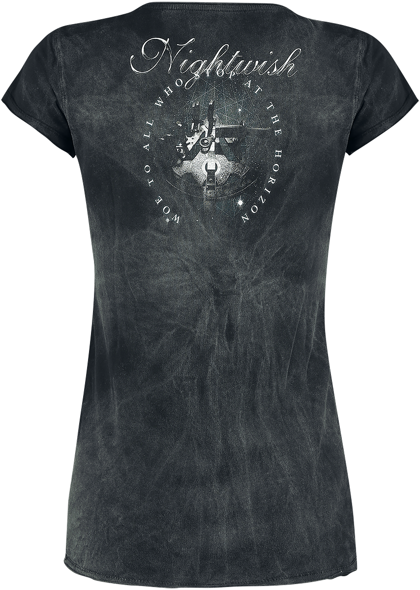 T-Shirt Manches courtes  de Nightwish - Woe To All - S à 4XL - pour Femme - noir - Nightwish - View 2